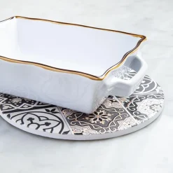 KSP Ceramica 'Spanish Tile' Ceramic Trivet (Grey)