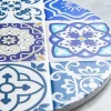 KSP Ceramica 'Spanish Tile' Ceramic Trivet 20cm (Blue)