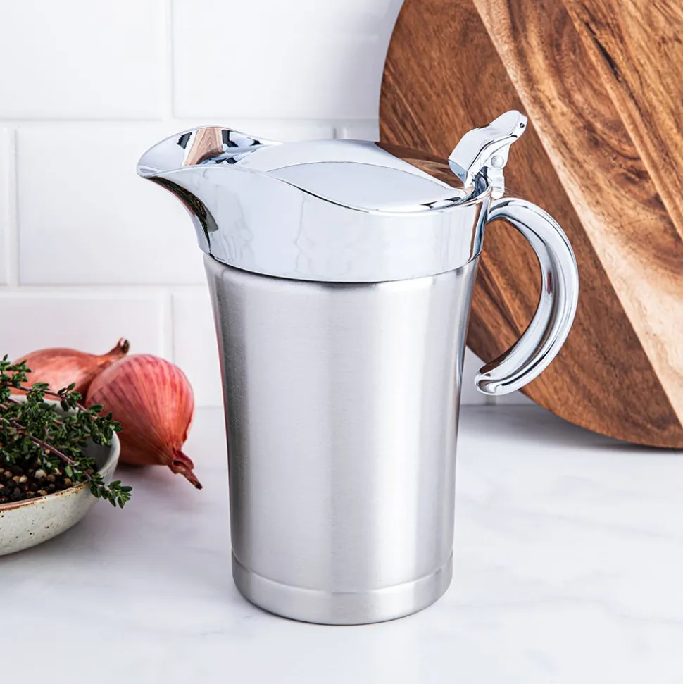KSP Chalet Thermal Gravy Boat 750ml (Stainless Steel)