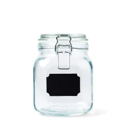 KSP Chalkboard Locking Canister - Set of 4 (Clear)