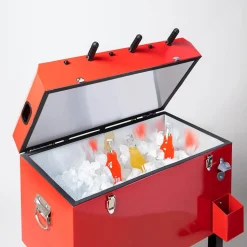 KSP Chiller '68 Qt/65 L' Cooler Chest Foosball (Red)