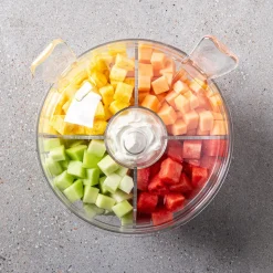 KSP Chill It Serving Bowl with Servers - Set of 6 (Clear)