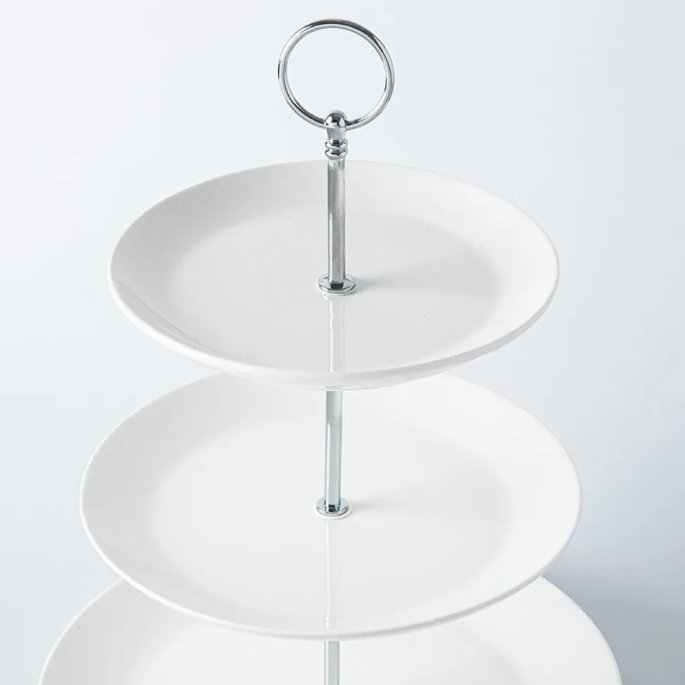 KSP Circo 3-Tier Serving Platter (White)
