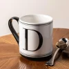 KSP Classic 'D' Monogram Mug (Black/White)