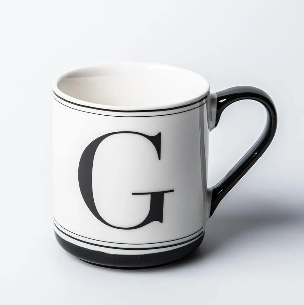 KSP Classic 'G' Monogram Mug (Black/White)