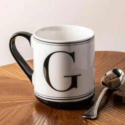 KSP Classic 'G' Monogram Mug (Black/White)