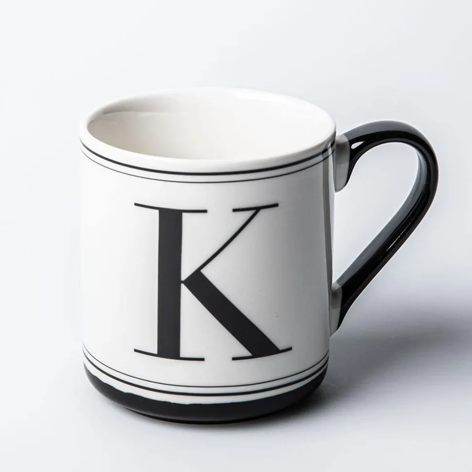 KSP Classic 'K' Monogram Mug (Black/White)