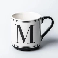 KSP Classic 'M' Monogram Mug (Black/White)
