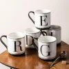 KSP Classic 'P' Monogram Mug (Black/White)