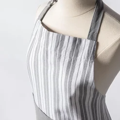 KSP Classic Stripe 100% Cotton Apron (Light Grey)