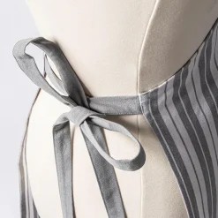 KSP Classic Stripe 100% Cotton Apron (Light Grey)