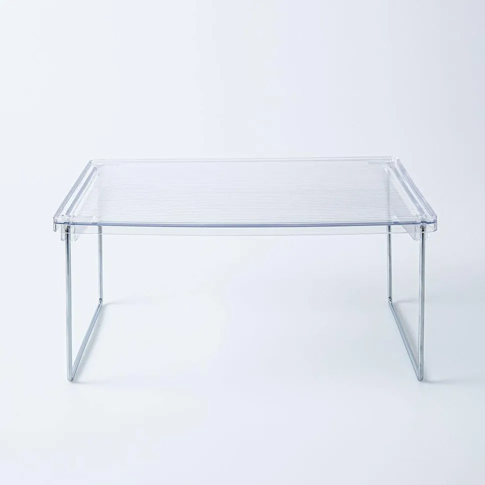 KSP Clearly Organized Stackable Folding Shelf (12x10x5.7")