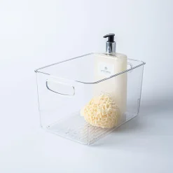 KSP Clearly Organized Storage Tote Bin (9.6x6.6x5.4