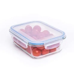 KSP Clip It Glass 1000ml Storage Container (Blue)