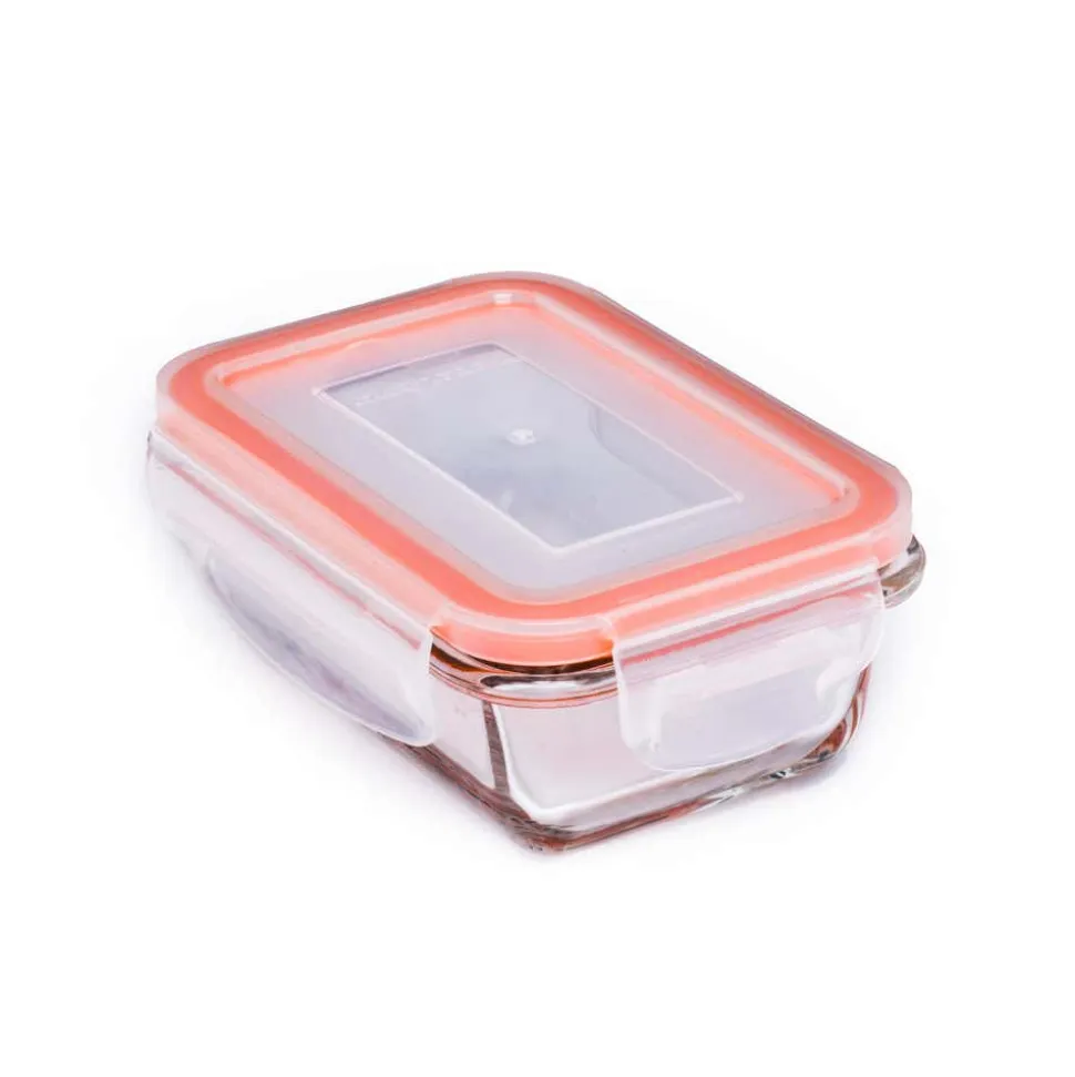 KSP Clip It Glass 180ml Storage Container (Orange)