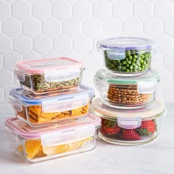 KSP Clip It Glass Storage Container Combo Set of 12
