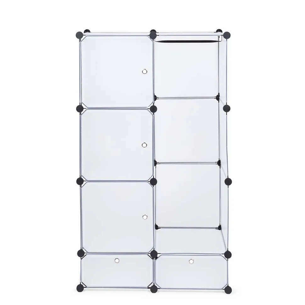 KSP Closet Cube Plastic Wardrobe (White)