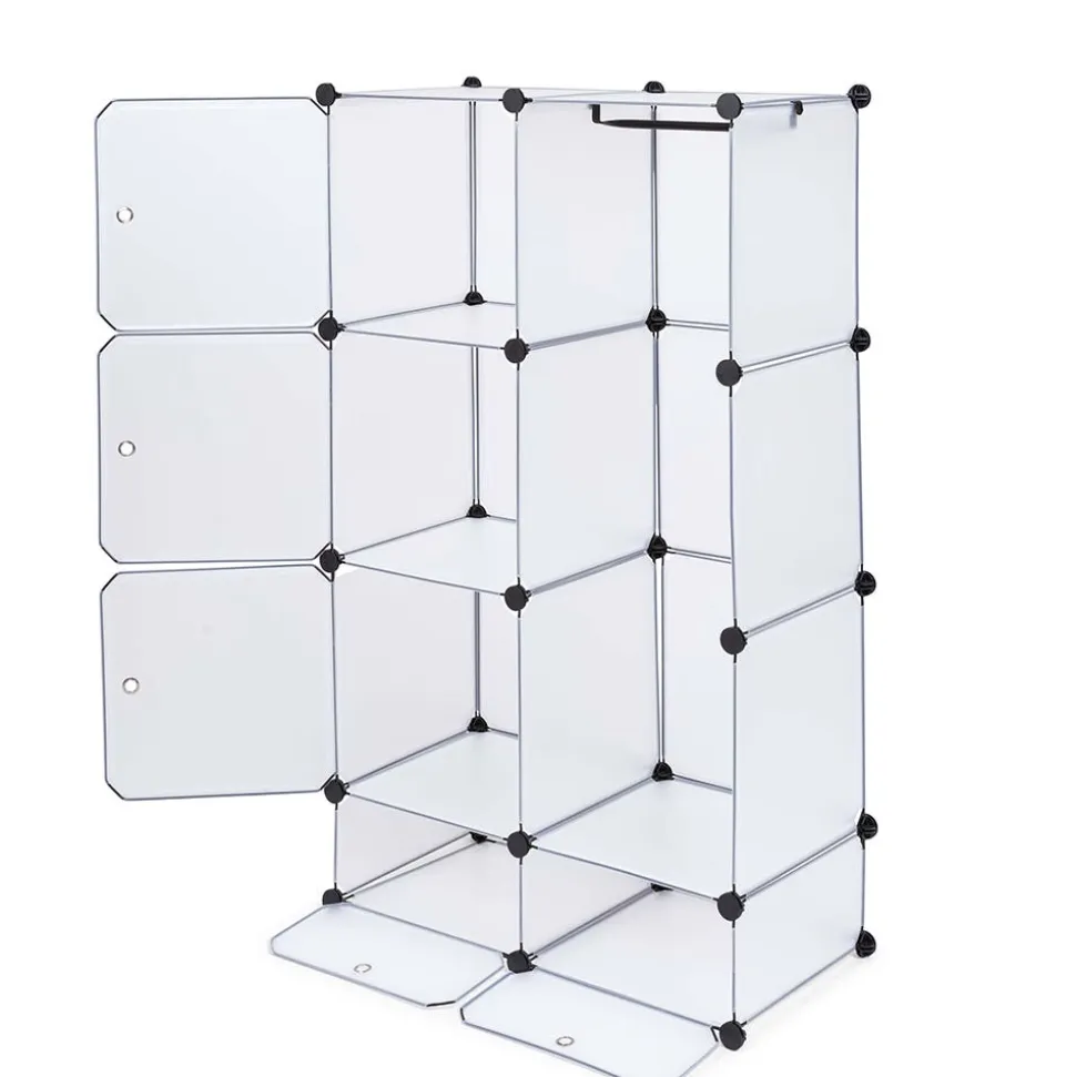 KSP Closet Cube Plastic Wardrobe (White)