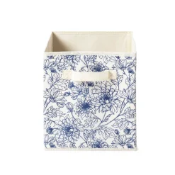 KSP Collapsible 'Dahlia' Non-Woven Storage Bin 10x10x11"