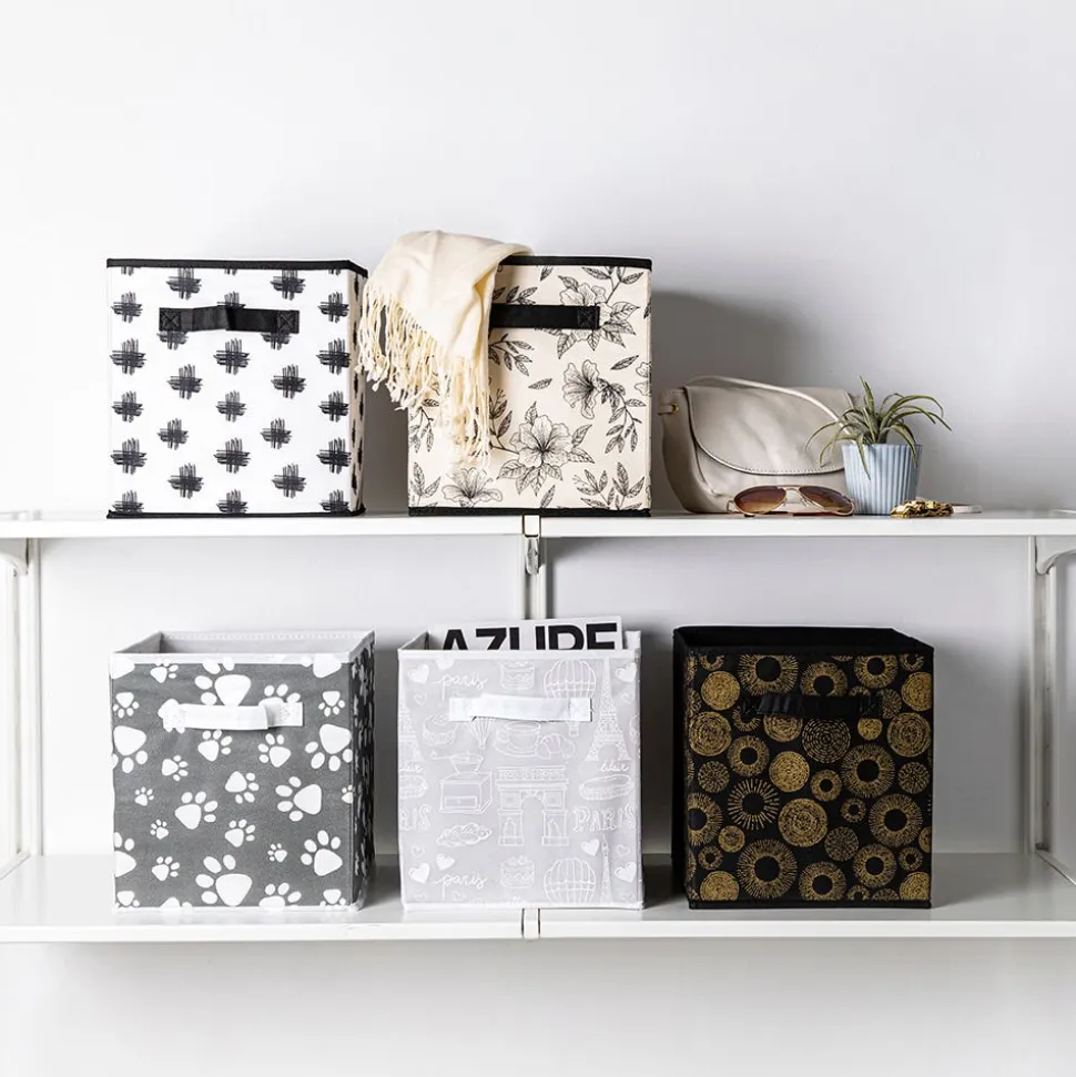 KSP Collapsible 'Hatch' Non-Woven Storage Bin 10x10x11"