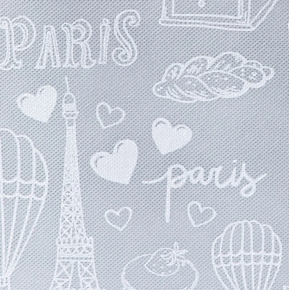 KSP Collapsible 'Paris' Non-Woven Storage Bin (Grey) 10x10x11"