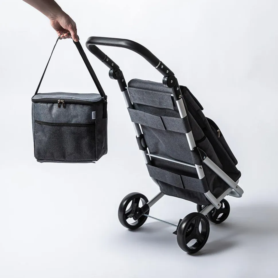 KSP Colleen 'Solid' Shopping Trolley (Grey)