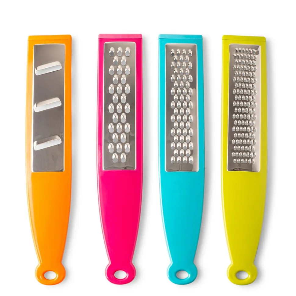 KSP Colour Burst Graters - Set of 4 (Multi Colour)