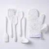 KSP Colour Splash Lined Silicone Oven Mitt - Set of 2 (Confetti)
