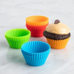 KSP Colour Splash Silicone Cupcake Liners - Set of 12