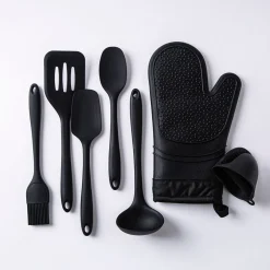 KSP Colour Splash Silicone Pot Holder-Grabber 11cm (Black)