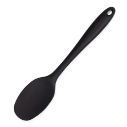 KSP Colour Splash Silicone Utensil Spoon (Black)