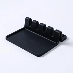 KSP Countersmart Silicone Utensil/Spoon Rest (Black)
