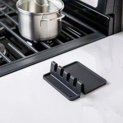 KSP Countersmart Silicone Utensil/Spoon Rest (Black)