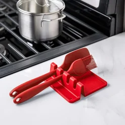 KSP Countersmart Silicone Utensil/Spoon Rest (Red)