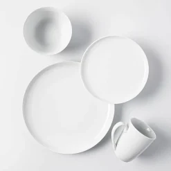 KSP Coupe Porcelain Dinnerware - Set of 16 (White)