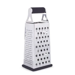 KSP Cuisine Tower Grater 4-Sided Box (Black/Stainless Steel)