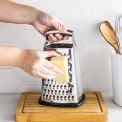 KSP Cuisine Tower Grater 4-Sided Box (Stainless Steel)