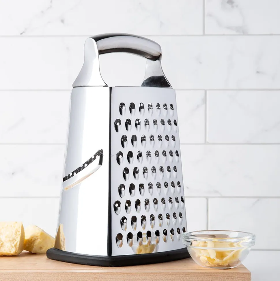KSP Cuisine Tower Grater 4-Sided Box (Stainless Steel)
