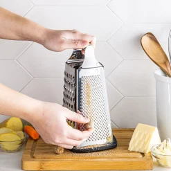 KSP Cuisine Tower Grater 4-Sided Box (Stainless Steel)