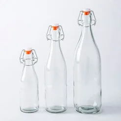 KSP Davenport Glass Bottle with Swing Top Lid 1.2L