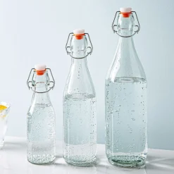 KSP Davenport Glass Bottle with Swing Top Lid 1.2L