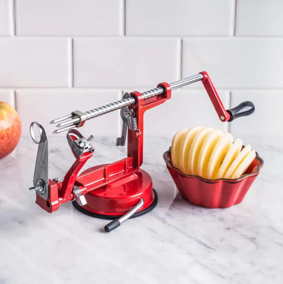 KSP Delicious Apple Peeler-Slicer (Red)