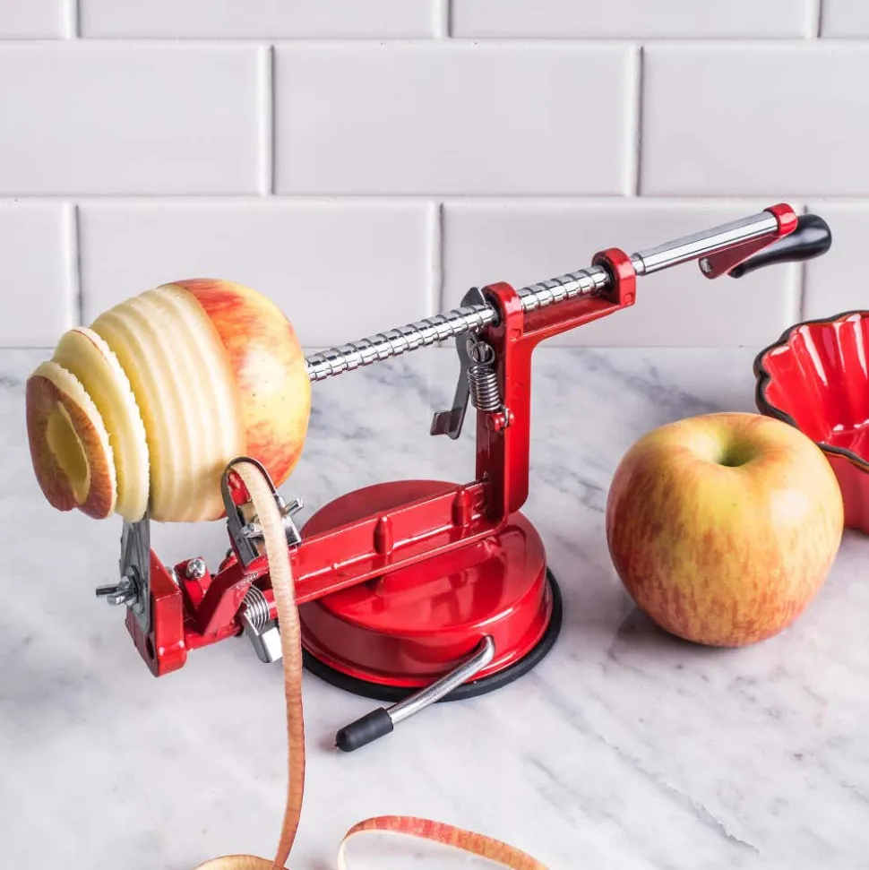 KSP Delicious Apple Peeler-Slicer (Red)