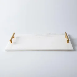 KSP Delight Marble Serving Tray with Handles (Marble)