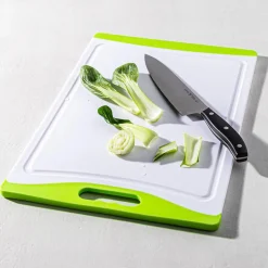 KSP Dice Large Poly Cutting Board (Green/White)