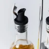 KSP Dripless Glass Oil & Vinegar with Stand - Set of 2