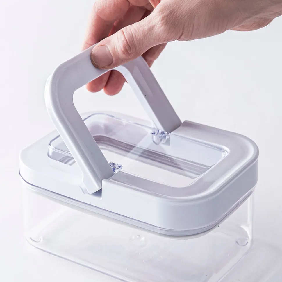 KSP Easy Lock 'Rectangle' Acrylic Canister with Locking Lid (0.7 L)