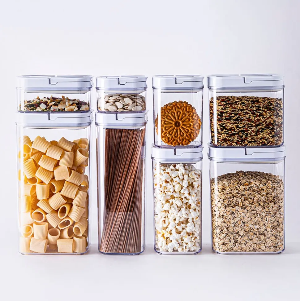 KSP Easy Lock 'Rectangle' Acrylic Canister with Locking Lid (0.7 L)