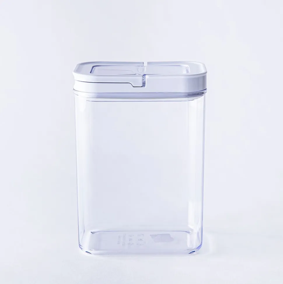 KSP Easy Lock 'Rectangle' Acrylic Canister with Locking Lid (2.7 L)