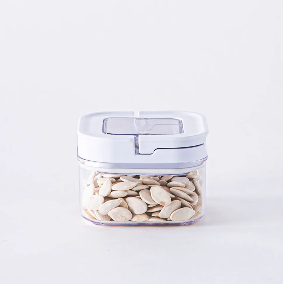 KSP Easy Lock 'Square' Acrylic Canister with Locking Lid (0.45 L)